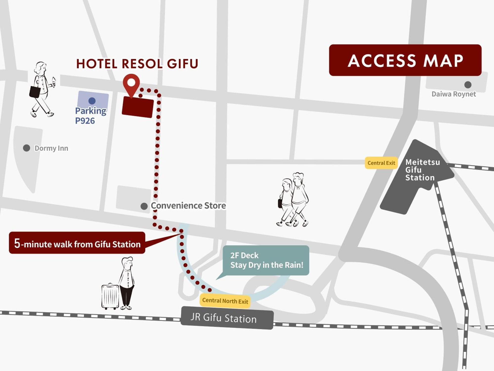 Hotel Resol Gifu Dış mekan fotoğraf